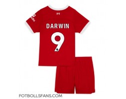 Liverpool Darwin Nunez #9 Replika Hemmatröja Barn 2023-24 Kortärmad (+ Korta byxor)